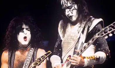 Kiss Ace Frehley and Paul Stanley guitar tuning reference image