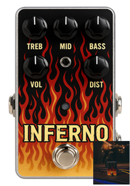 Gannon Luthier Services Inferno effects pedal