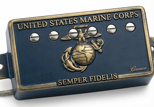 GLS USMC Tribute Covered Humbucker Pickup
